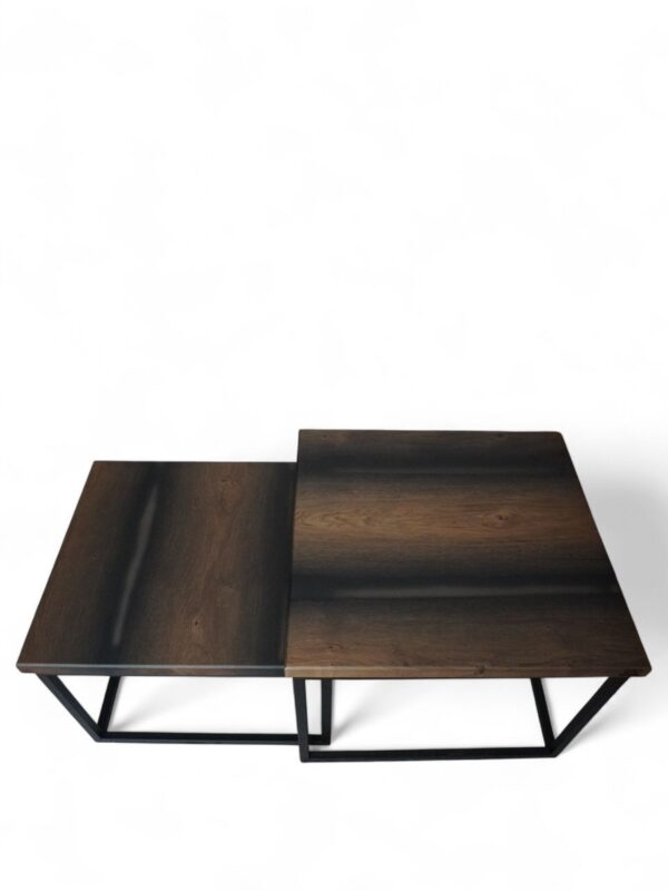 Komplet stolików kawowych Black Oak - obrazek 3