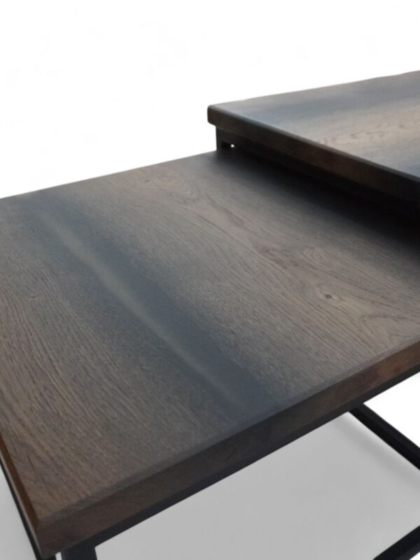 Komplet stolików kawowych Black Oak - obrazek 4